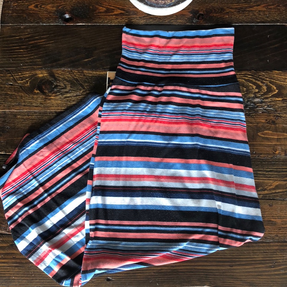 Multi-color maxi skirt